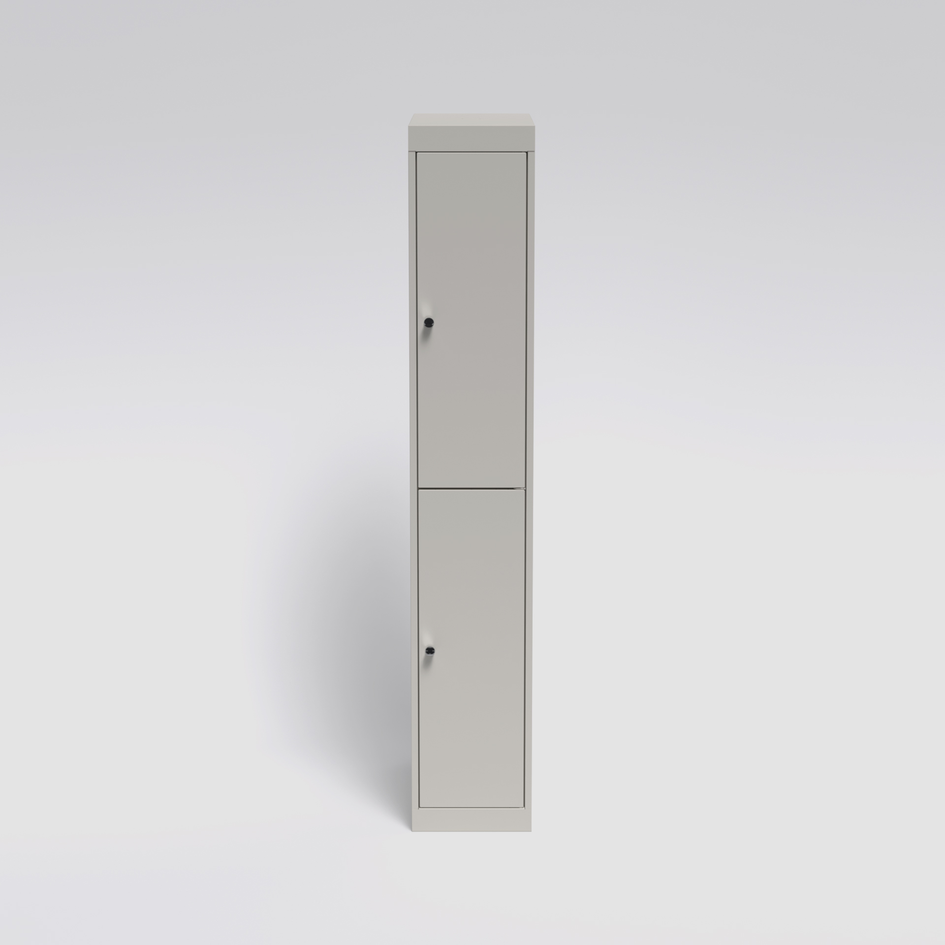 Boks_2130_RAL 9002 Boksskap 2-delt 300 mm RAL 9002