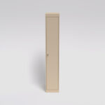 Robust elevskap med solid dør. RAL 1015