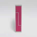 Robust elevskap med solid Z dør. RAL 9002 og RAL 4010