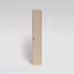 Garderobeskap 300 mm med hel dør. Farge: RAL 1015