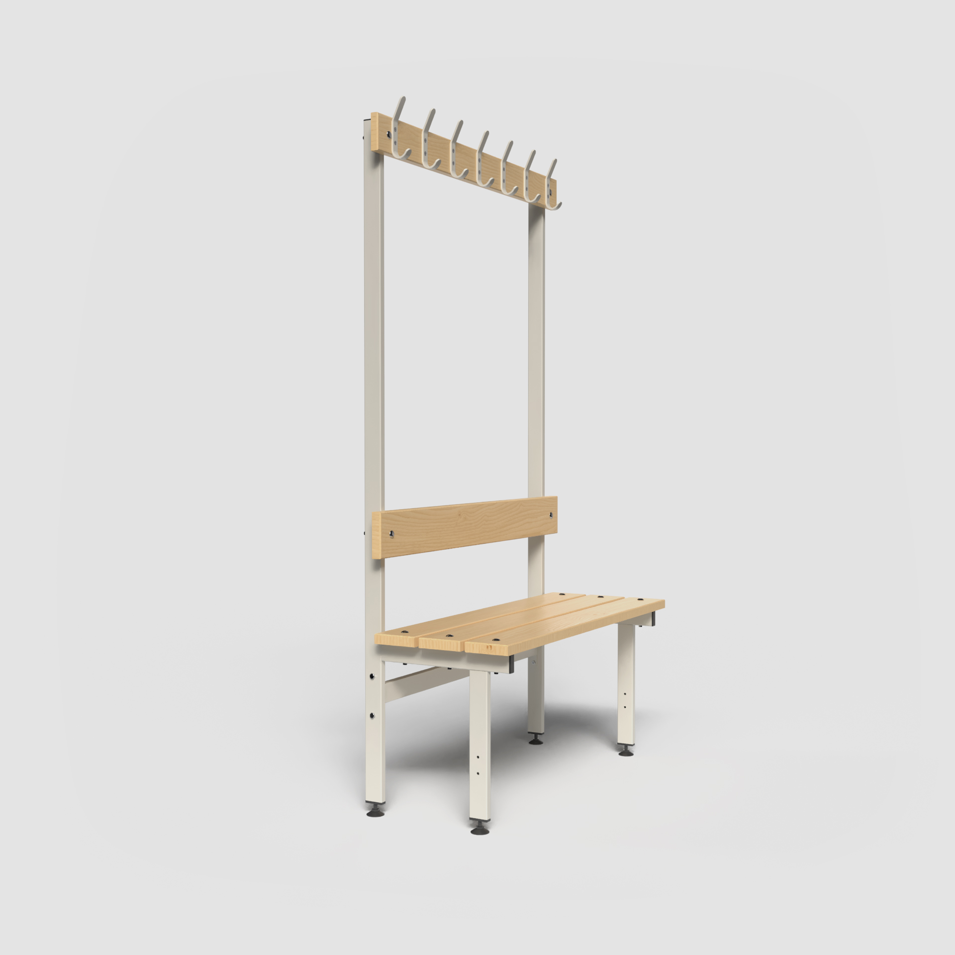 Garderobebenk_enkel Garderobebenk_enkel