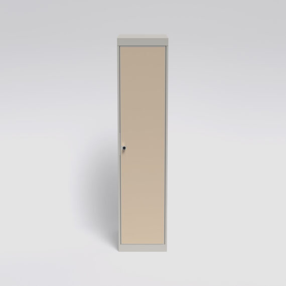 Elevskap 401 solid i RAL9002 og RAL1015